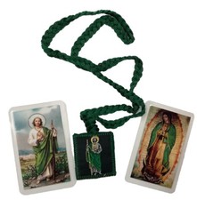 Escapular St Jude Guadalupe Prayer Cards Escapulario San Judas Oraciones Protect picture