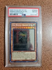 Konami Yu-Gi-Oh The Winged Dragon of Ra Ghost Rare Foil PSA 8 2020 picture