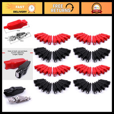 20PCS Heavy Duty Alligator Clips, 20A Insulated Spring Loaded Clamps for Testing picture