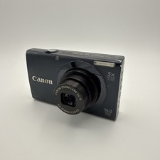 Canon PowerShot A3400 IS 16.0MP Digital Camera Black Digicam 5x Zoom w/ Battery picture