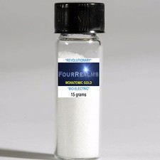 MONATOMIC WHITE POWDER GOLD ORMUS 15 grams: FourRealms HEAL DNA ELIXIR OF LIFE picture