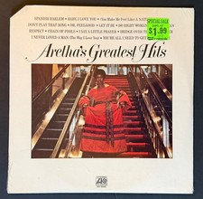 ARETHA FRANKLIN - ARETHA'S GREATEST HITS LP SEALED SD 8295 CUT CORNER picture