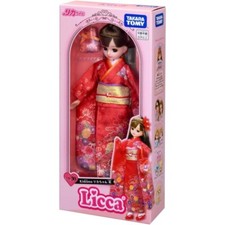 Pre-order Takara Tomy Licca-chan Doll LD-30 Kimono Licca-chan Red Dress Up picture