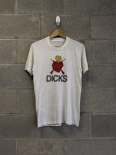 Vtg 80s DICKS Kill From The Heart Album Promo Hardcore Punk Band Boot Tee Sz L picture