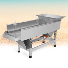 Impurities Remover Machine Shaker Screener Sieve 80W Deck Screener Powder 110V picture