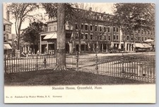 Mansion House Greenfield Massachusetts MA c1905 Postcard picture