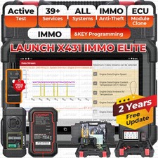 2026 Launch X431 IMMO ELITE IMMO PLUS Key Programming All System Diagnostic Scan picture