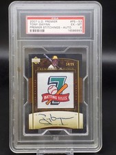 ***2007 Upper Deck Premier Tony Gwynn Stitchings Auto /25 San Diego Padres PSA 6 picture