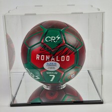 Cristiano Ronaldo Hand Signed W/COA+Free shipping+acrylic cube picture