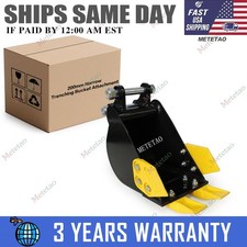 200mm Narrow Trenching Bucket Attachment Fit for 1-1.5 Ton Mini Excavators picture