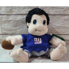 Vintage NFL Lil Fans Plush NY Jets Stuffed Doll Big Feet SC Christmas 9