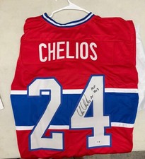 Chris Chelios Signed Montreal Canadiens #24 Hockey Jersey HOF 2013 picture