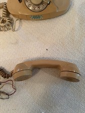 Vtg. Original Princess Rotary Dial Telephone Beige 702B Bell System 1963 picture