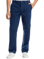 PAUL SMITH Pants Mens 32 Blue Chino Cargo Tapered Loose Fit Trouser $225 picture
