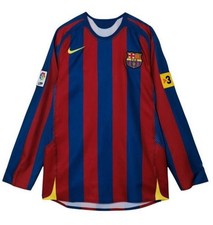 FC Barcelona 2005/06 Jersey – Ronaldinho #10 – Long Sleeve – Size XL picture