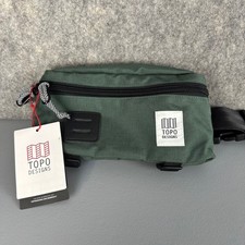 Topo Designs Hip Pack Unisex Forest Black 0001996 Nylon Waist Bag Fanny Pack NWT picture