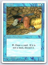 Sindbad Uncommon Fourth Edition Magic: The Gathering Moderately Played picture