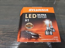Sylvania LED Ultra H1 Brightest & Most Clarity Headlight 2 Bulb H1LEDHP.BX2 D1 picture