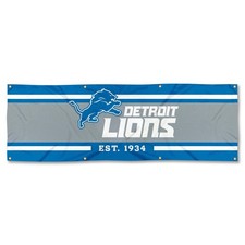 Detroit Lions Large 6 Foot Banner picture