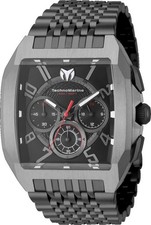 TechnoMarine Aqua Quadrant Men's Quartz VD54 Watch - 41mm, Black (TM-226013) NIB picture