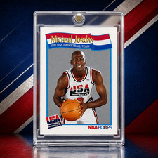 Michael Jordan Mint 1992 USA Basketball Olympics Dream Team NBA Hoops Investment picture