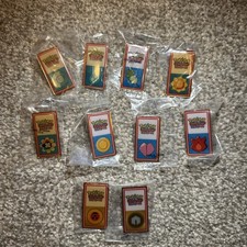 Pokémon League Kanto Gym Badge Pins 2000 WOTC Lot Of 10 Complete Sealed RARE picture