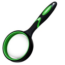 Magnifying Glass, 10X Handheld Reading Magnifier, Non-Scratch Quality Glass Lens picture