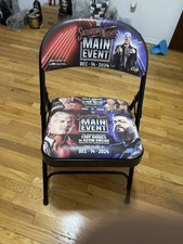 WWE Saturday Night’s Main Event 2024 Actual Ringside Chair Cody Rhodes Owens picture