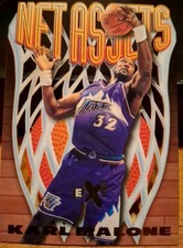 Vintage  1996-97 Skybox E-X2000 - Net ASSETS Karl Malone #11 picture
