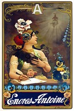 Encre Antoine (1890s) Vintage Poster - 24x36” Hi-Res💎 Print - 200 GSM Paper🗞️ picture