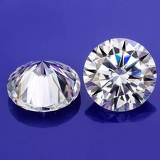 2 Pcs Lab-Grown CVD Diamond 8.50 mm Round D, Clarity FL Certified Loose Diamond picture