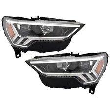 For 2019-2025 Audi Q3 Full LED W/AFS Headlight Left Driver Right Passenger Pair picture