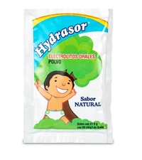 ELECTROLITOS ORALES EN POLVO HYDRASOR SABOR NATURAL 27.9G (4PCS) MEXICO picture