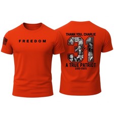 Freedom Charlie Kirk Shirt, Thank You Charlie 31 Shirt 100% Cotton soft style picture