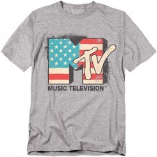 MTV AMERICAN LOGO Cartoon Licensed Adult Men's Graphic Tee Shirt SM-5XL picture