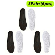3Pairs Cushioning Insoles Memory Foam Work Sports Soft Insoles - Size Large 7-14 picture