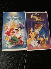 disney movies vhs tapes - Beaty and the beast and The Little mermaid. picture