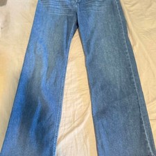 Hudson Women's Rosie High Rise Wide Leg Jeans Size 34 Dover. picture