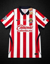 Nike Club Deportivo Guadalajara 2026/27 Home Jersey Red & white stripes Size XL picture