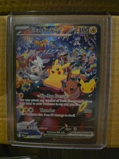 Pokemon Night Pikachu Ex 150/128 SIR 30th Anniversary Celebration 🔥 Pack fresh picture