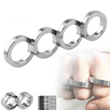 Four Finger Folding Finger Ring Stainless Steel Fidget Toy for Stress & Anxiety picture