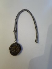 Vintage 1976 US Bicentennial 1776-1976 Eagle Liberty Bell Pendant Necklace picture