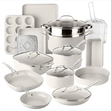 Granitestone Ceraluxe 20 Pc Ceramic Nonstick Cookware Set Nonstick Non Toxic picture