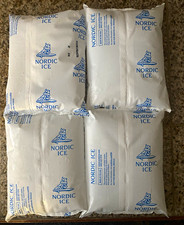 4 Nordic 5x7 inch Ice Reusable Gel Cold Packs  White Rectangle picture