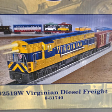 Lionel Virginian O Gauge Digital Diesel Freight Starter Set 6-31740 Light/Sound picture