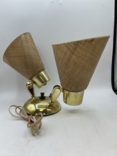 Vintage MCM 1960s Underwriter Laboratories Double Wall mount French Sconce Lamp picture