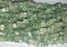 Green Fluorite Chip Beads 4mm - 10mm 34