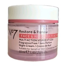 No7 Restore & Renew Sculpting Night Cream for Face & Neck, 1.69 Oz Regular picture