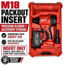Milwaukee M18 0887-20 Precision Blower PACKOUT Insert 48-22-8435 Cherry Red picture
