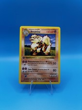 [LP] Arcanine 23/102- 1st Edition Shadowless - Base Set  - Pokemon Vintage picture